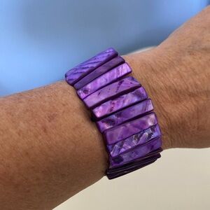 Purple Vintage Abalone/Mother of Pearl Bracelet